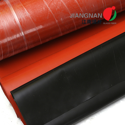 เนื้อผ้าใยแก้วเคลือบซิลิโคนยืดหยุ่น สําหรับป้องกันไฟ 160g/m2 - 2500g/m2