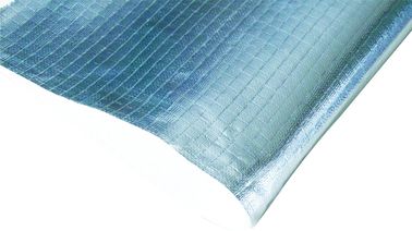ALFW600 ผ้าใยแก้ว Aluminized, อลูมิเนียมฟอยล์ไฟเบอร์กลาสผ้าหนา 0.6 มม
