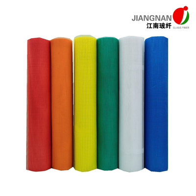 ทนทาน 4*4mm 5*5mm สายใยแก้ว Leno เนื้อสําหรับผนังอาคาร